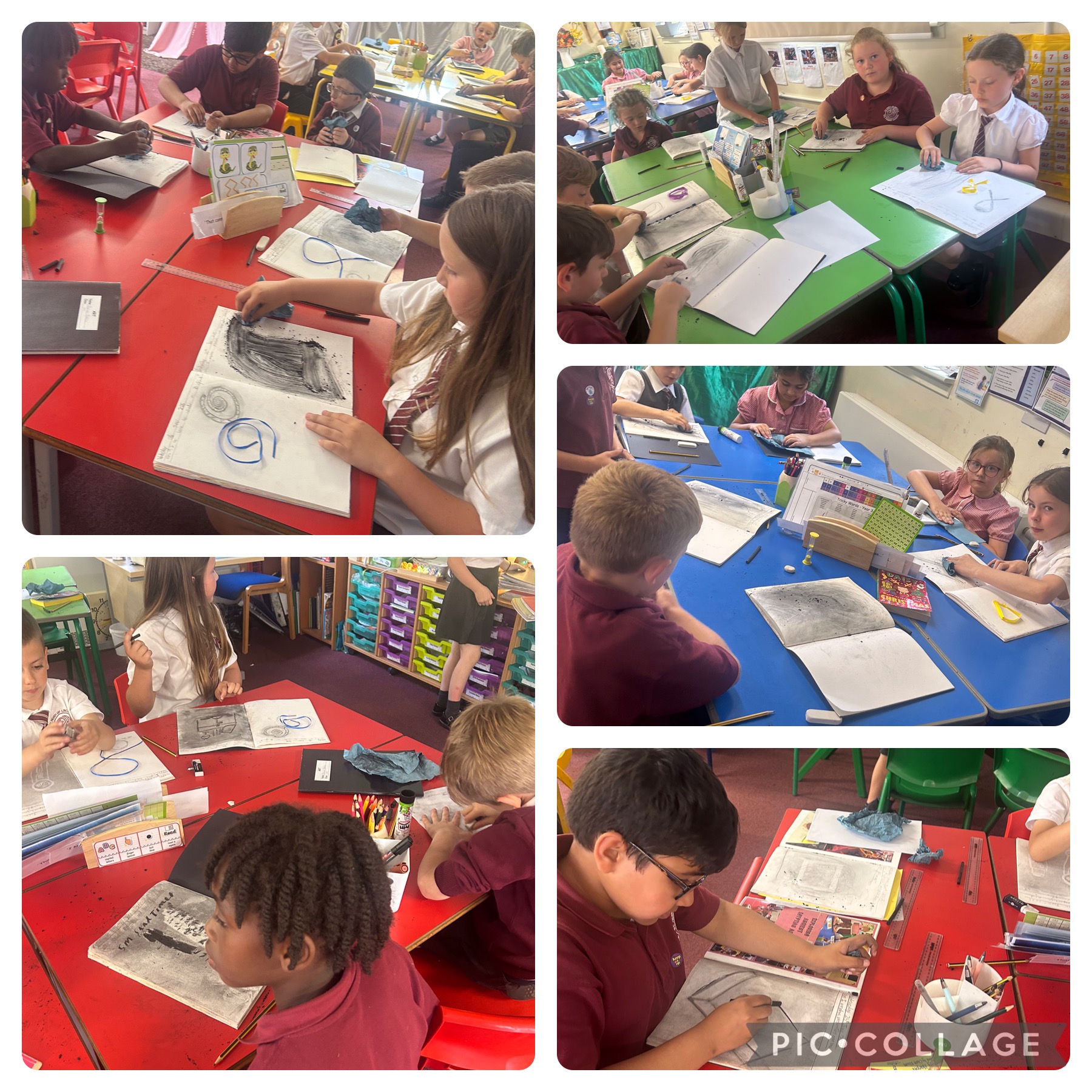 Image of Exploring tone using charcoal 