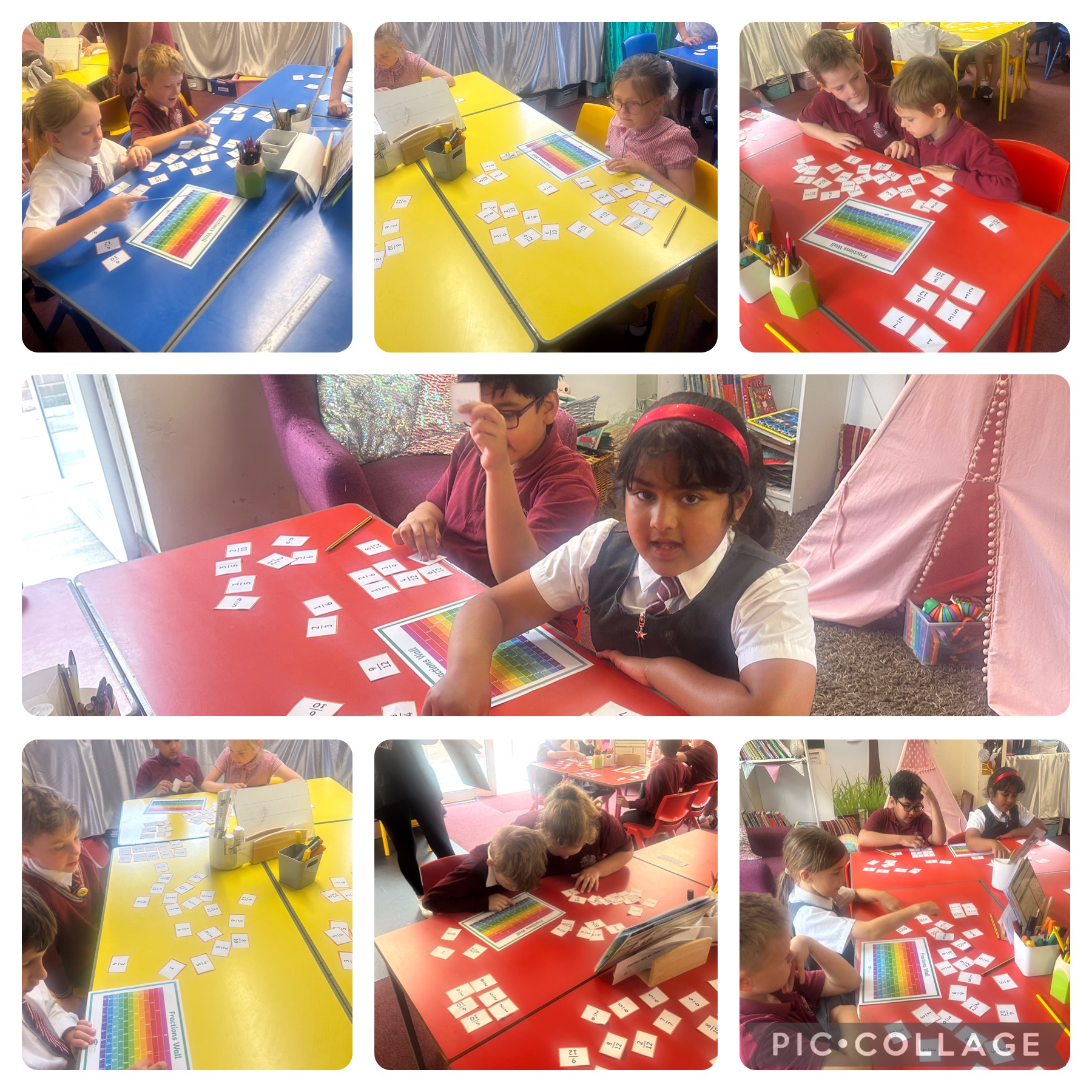 Image of Maths - equivalent fractions 