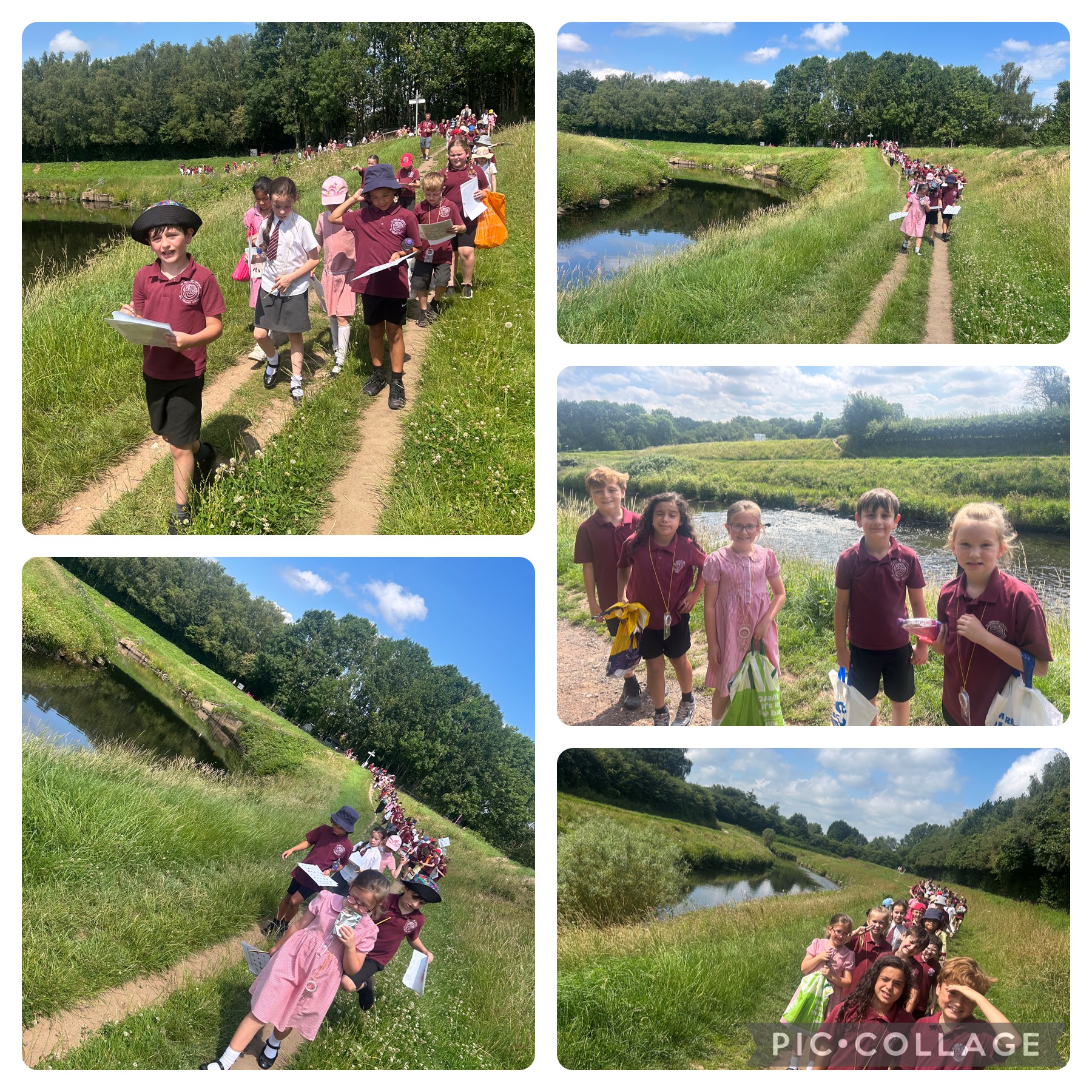 Image of Field trip to Urmston Meadows to observe the river Mersey 