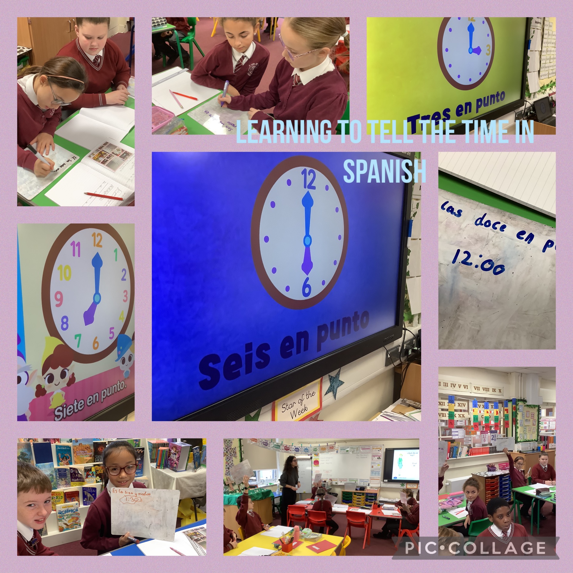 Image of Learning to tell the time in Spanish