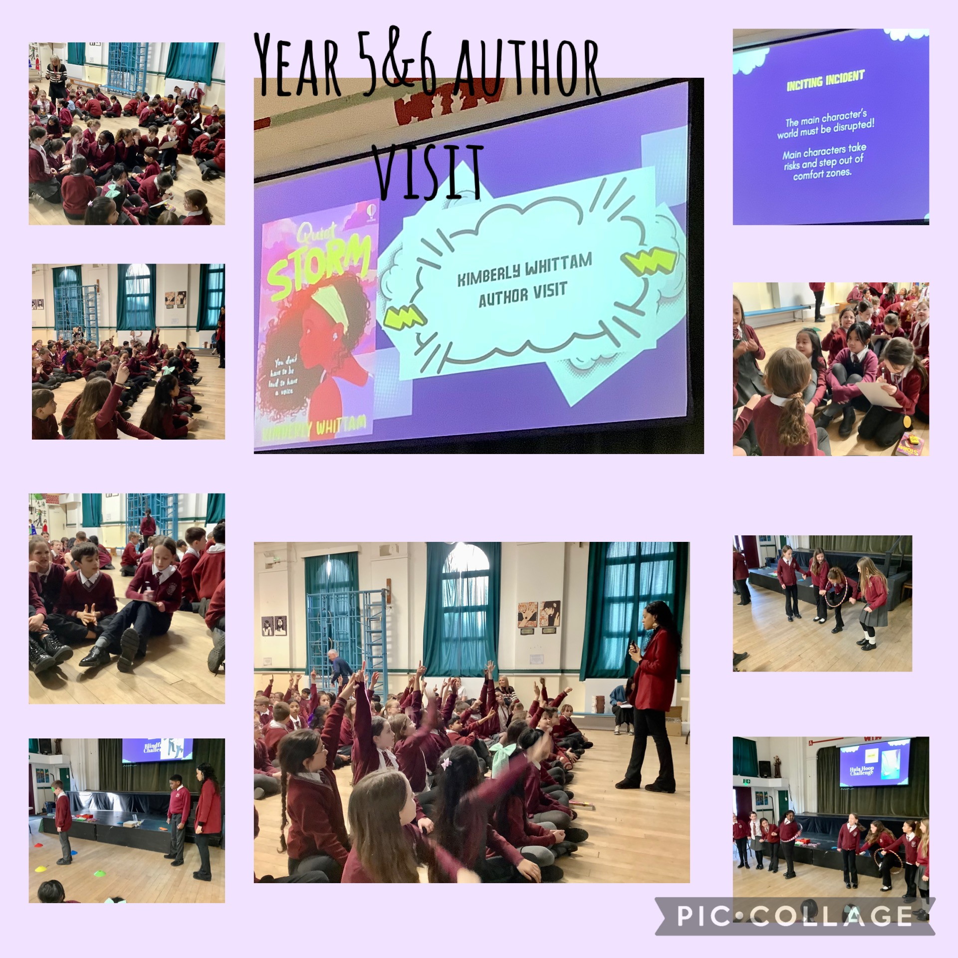 Image of Year 5 and 6 Author visit