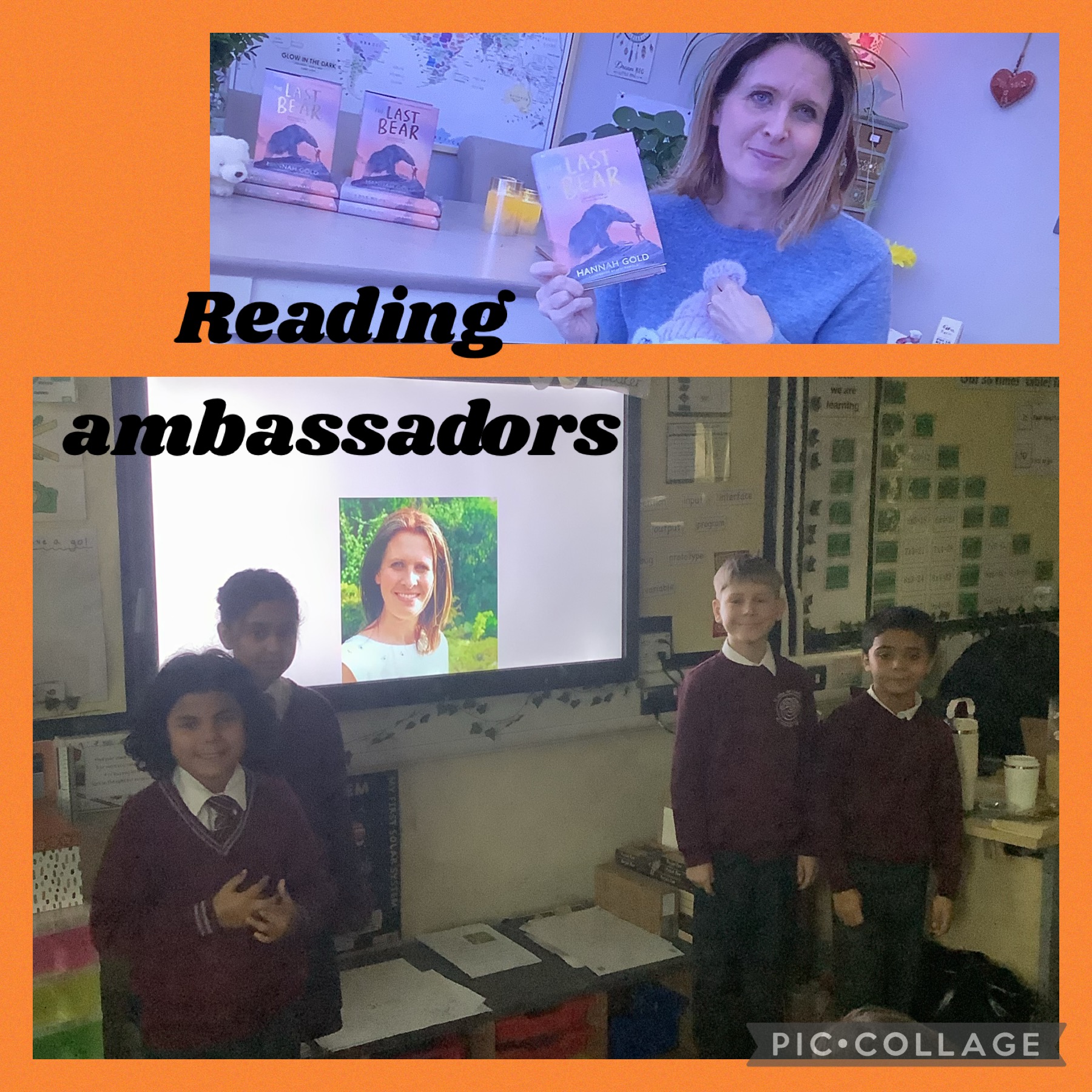 Image of Author of the month by reading ambassadors!