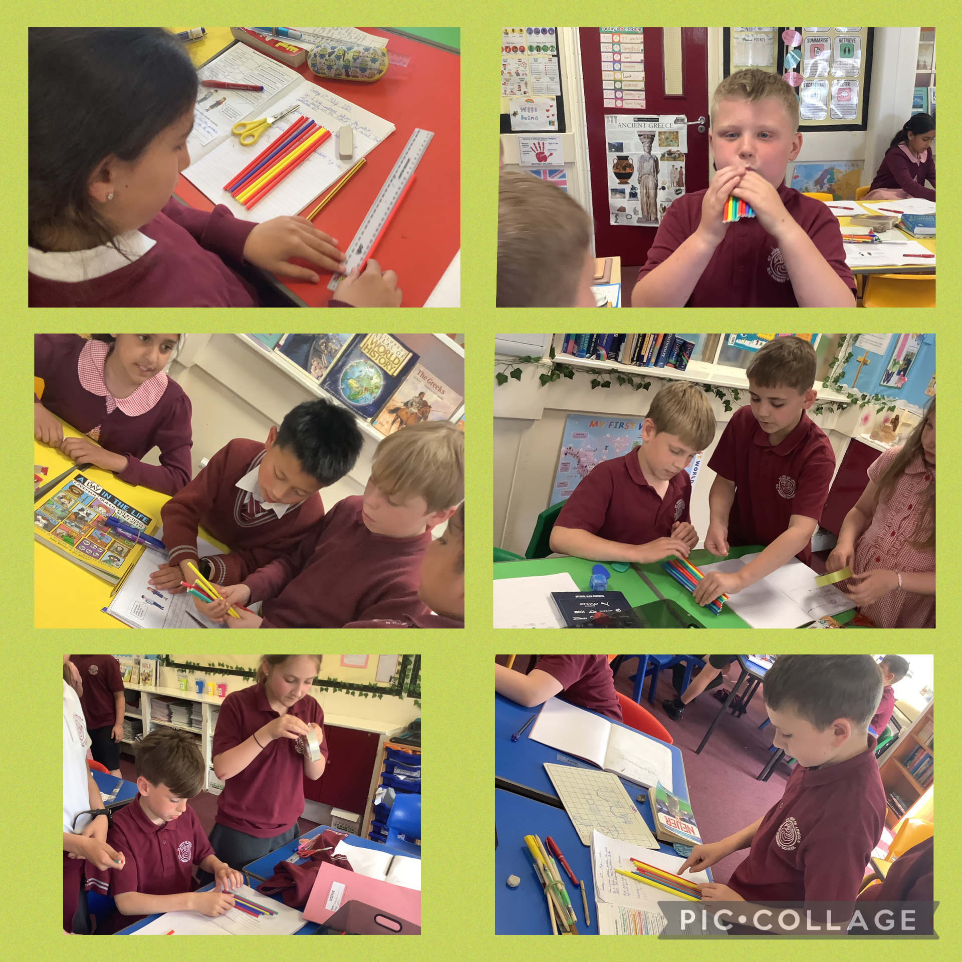 Image of Creating pan flutes to test the pitch of a sound!