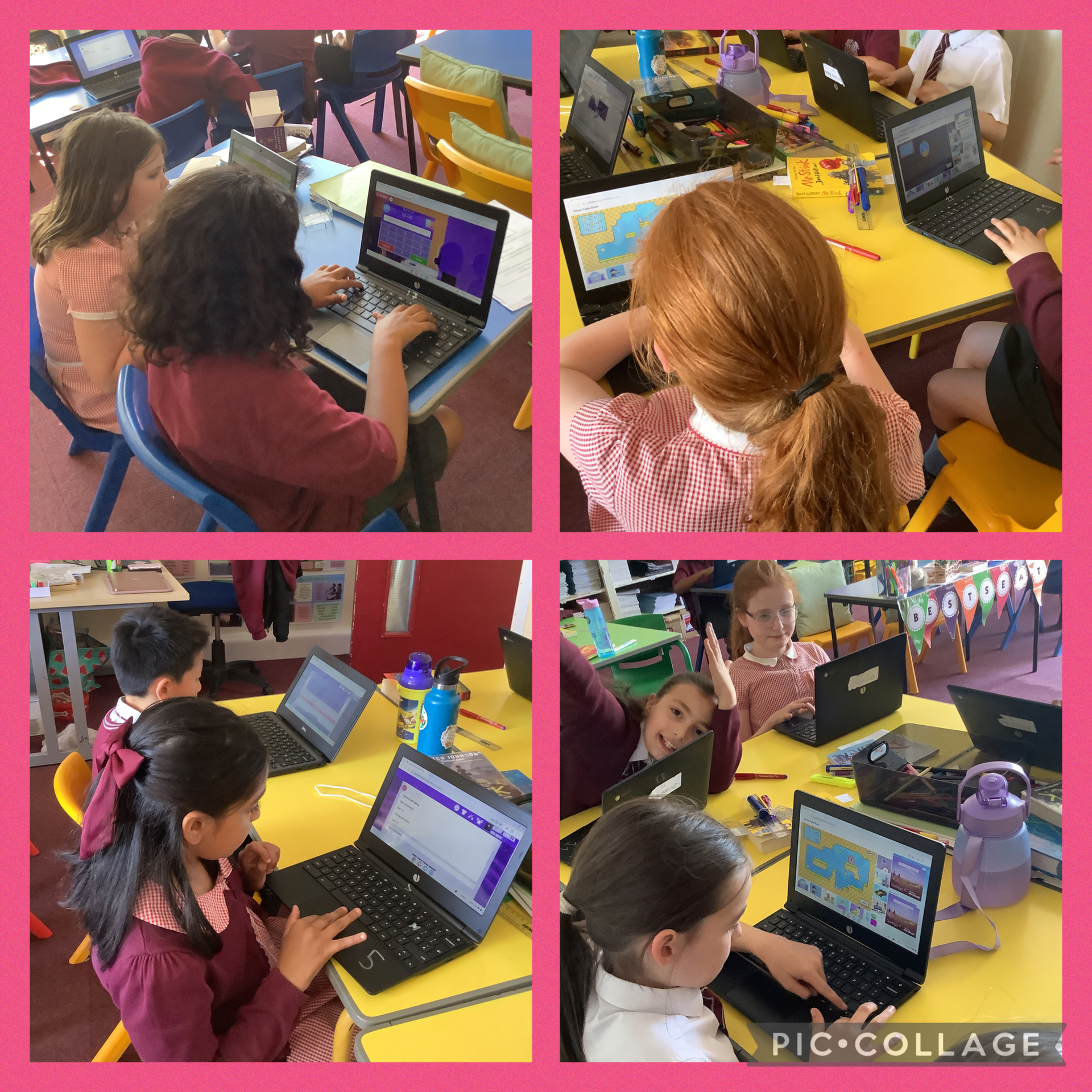 Image of Times Table club in action! 