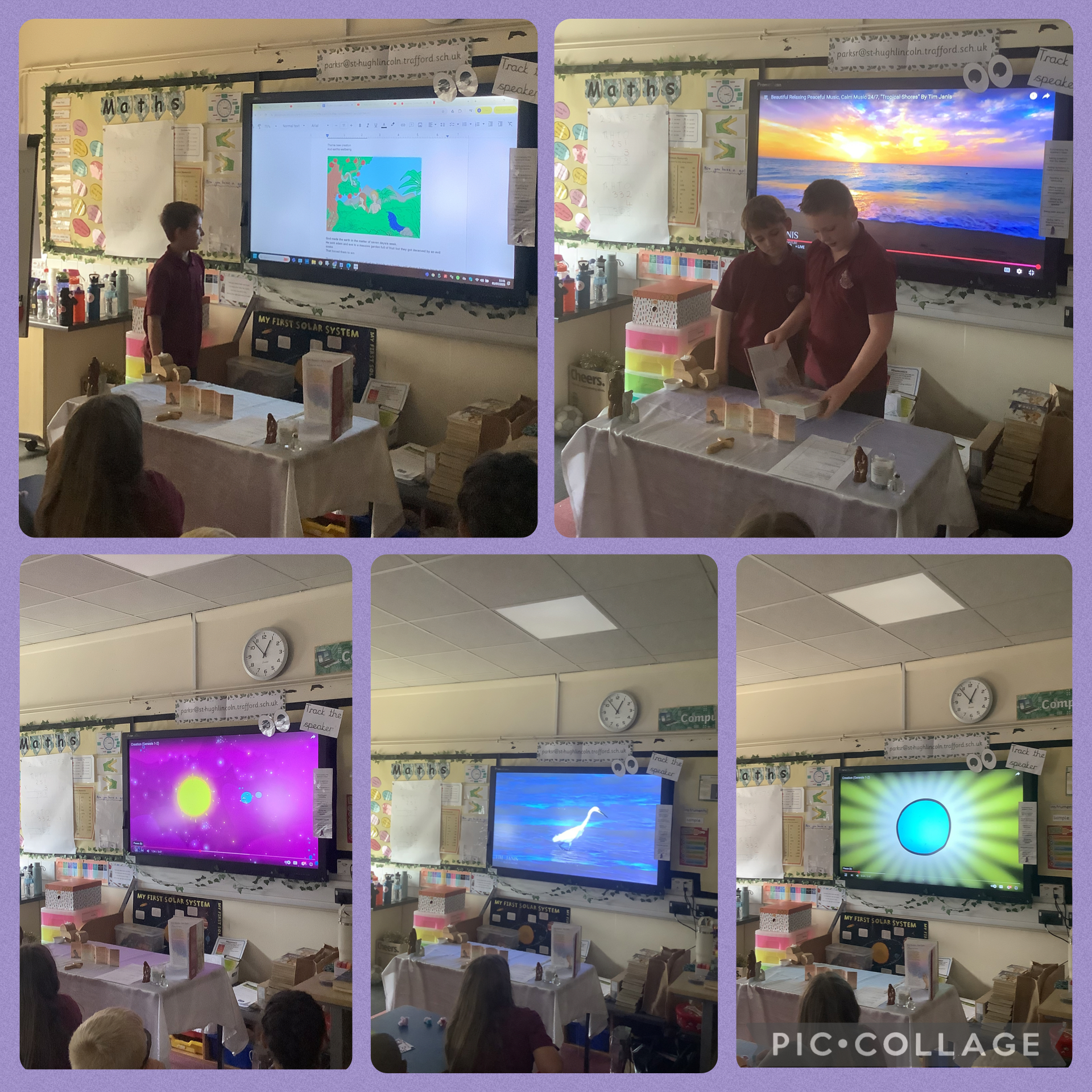 Image of Rowan and Fletcher's liturgy about God's creation!