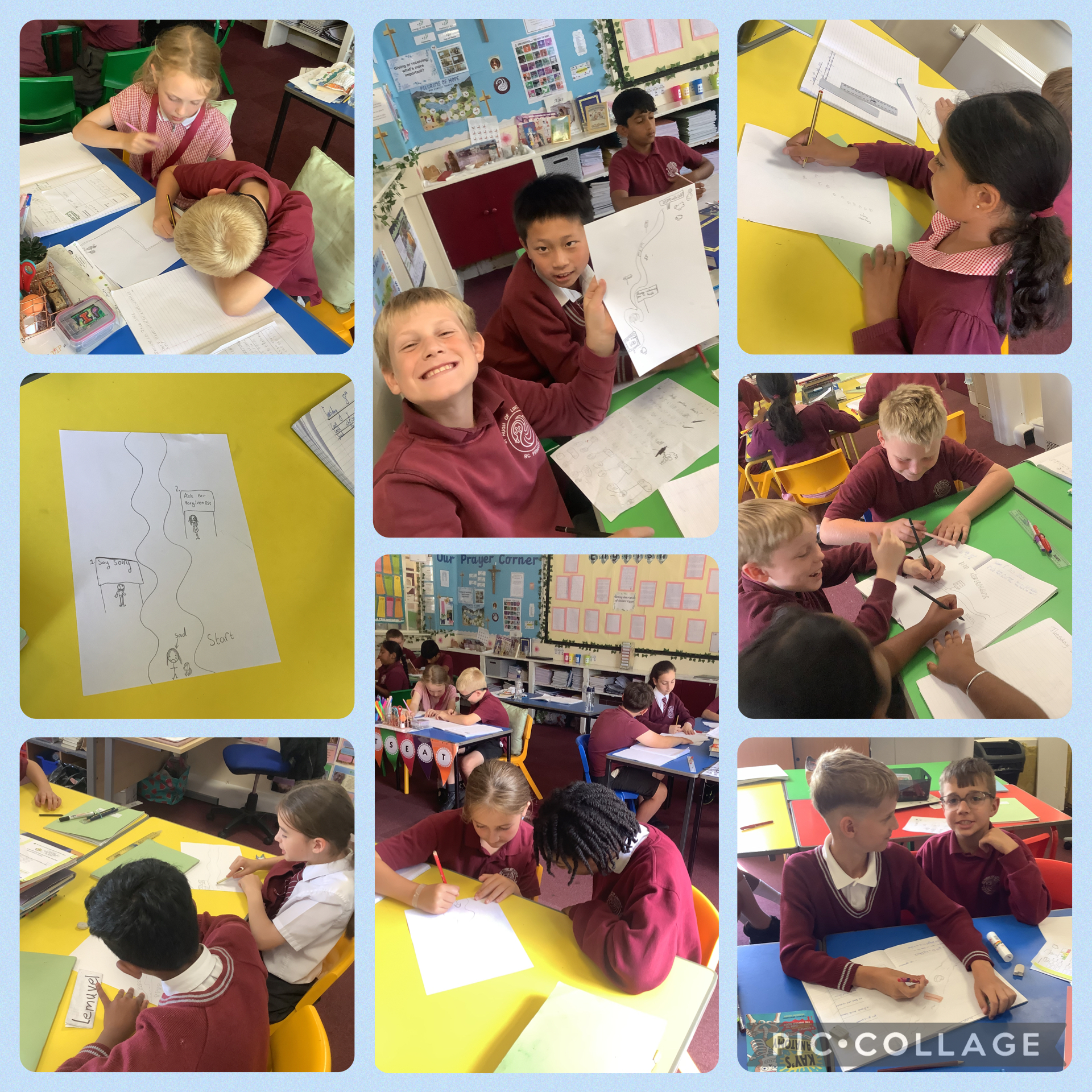 Image of Creating a map for a lost Christian based off 'The Lost Sheep'! 