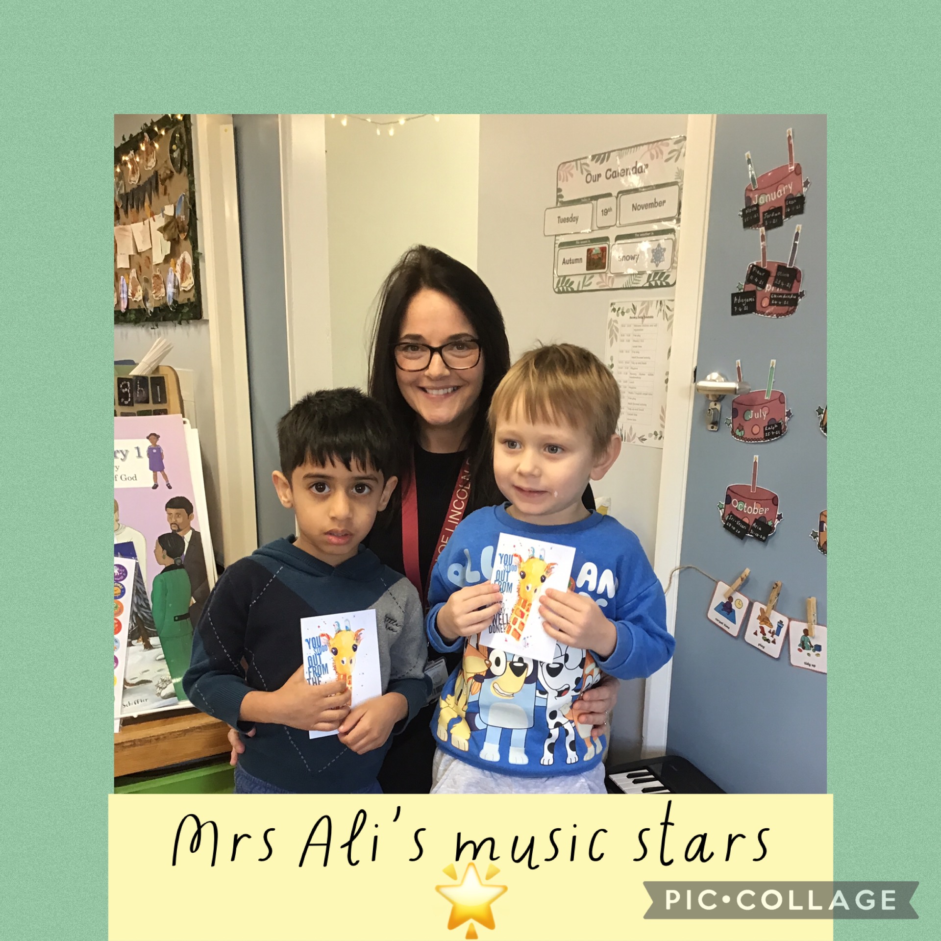 Image of Mrs Ali’s music stars