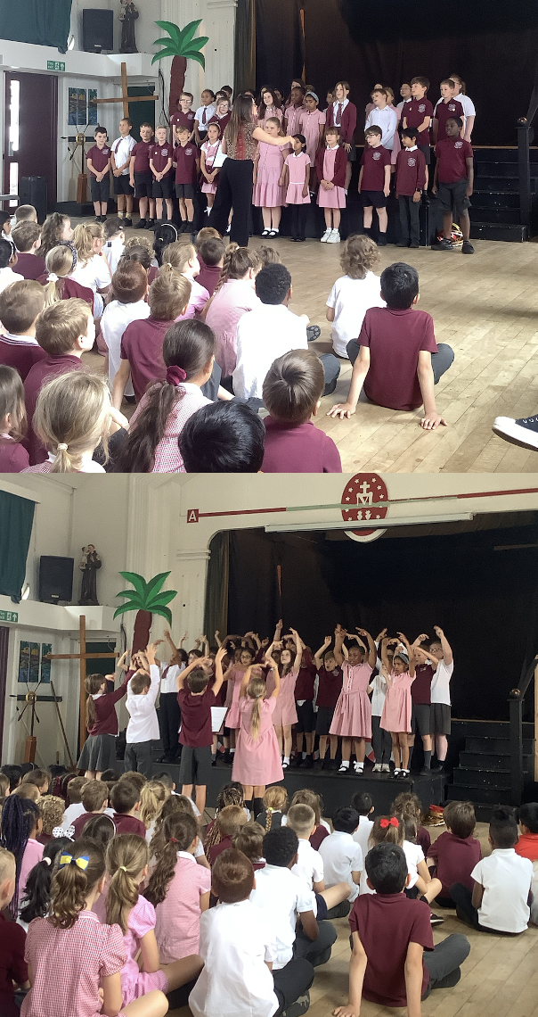 Image of Music Assembly - year 4 performed 'As Long as I Have Music' and 'Shadow'!  