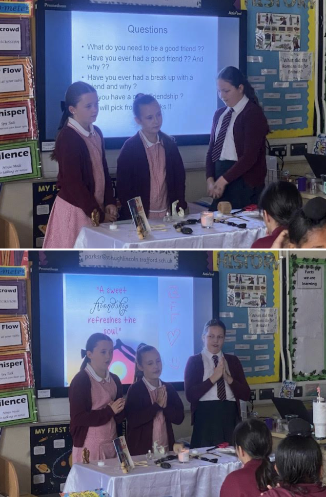 Image of Liturgy about friendship by Darcy, Orla and Darcie! 