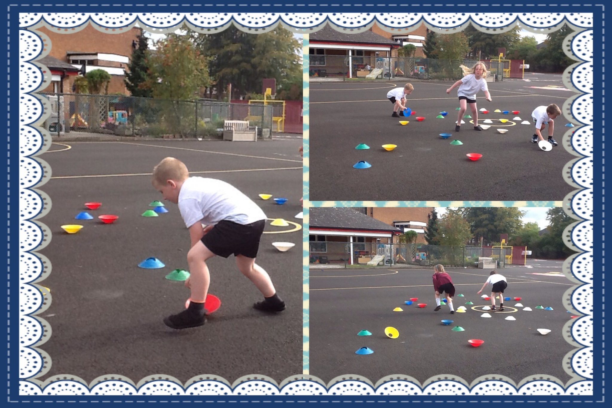 Image of 'Cups and Saucers' in PE