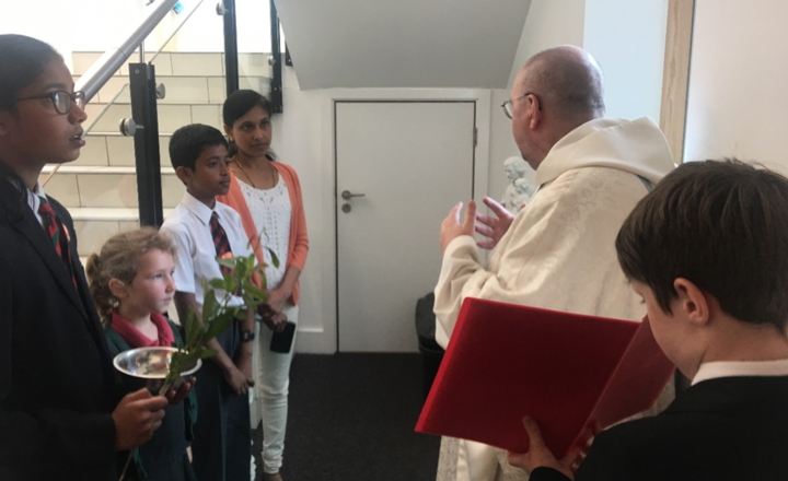 Image of The blessing of the St Joseph's window