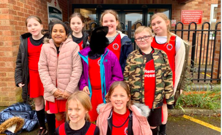 Image of Under 11 netball team 