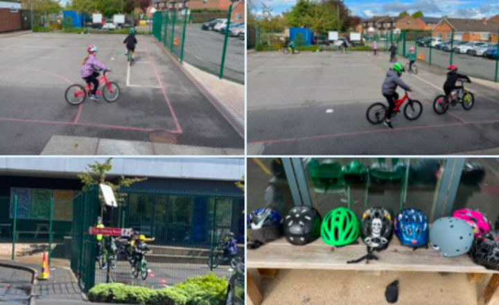 Image of Yr4 Pear completing their level 1 bikeability 