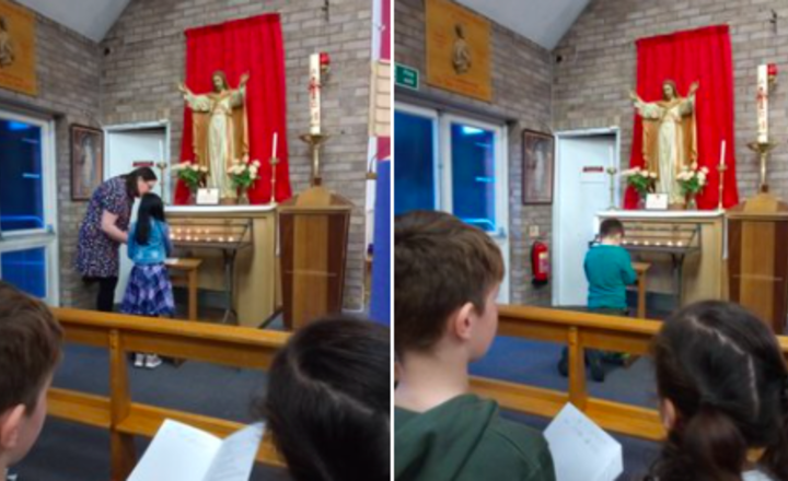 Image of Last night's First Reconciliation service with Year 3.