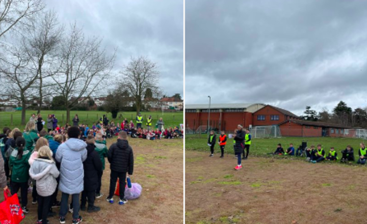 Image of A lovely morning for year 4 at  @EdwardOldcorne  competing in the cross country event.