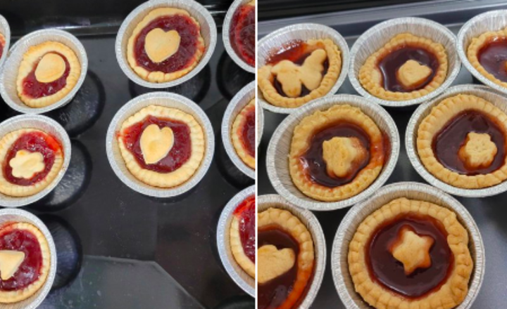 Image of Valentines jam tarts 