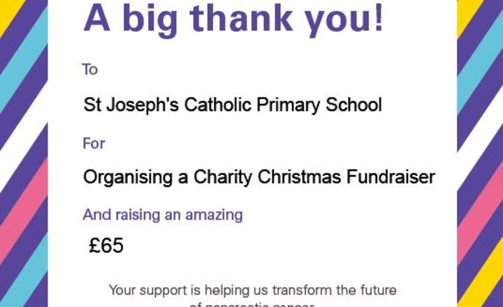 Image of A Big Thank You from Pancreatic Cancer UK