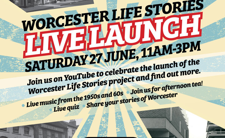 Image of Worcester Life Stories Live Launch