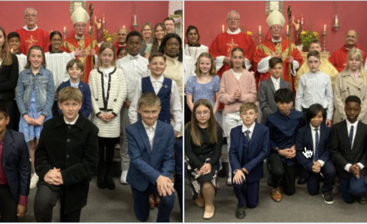 Image of Sacrament of Confirmation 25th April and 2nd May.