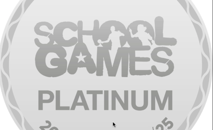 Image of Congratulations to St Joseph's on achieving a School Games  PLATINUM award for 23/24