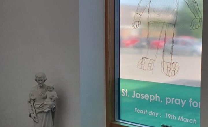 Image of Our New Window Sign of St Joseph