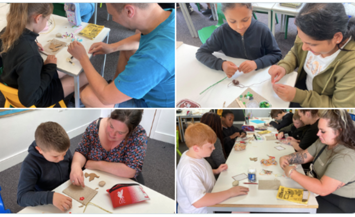 Image of Year 5 children and parents took part in their Sacramental Journey.