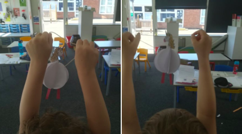 Image of KS1 key workers have been making 3D unicorns today!