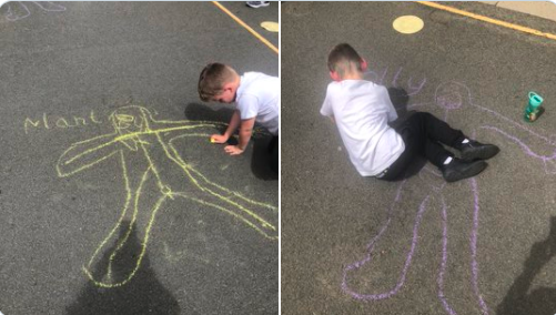 Image of Year 1 have been learning all about the human body and about what our organs do. 