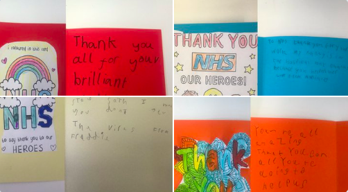 Image of Thank you cards for NHS by Year 2
