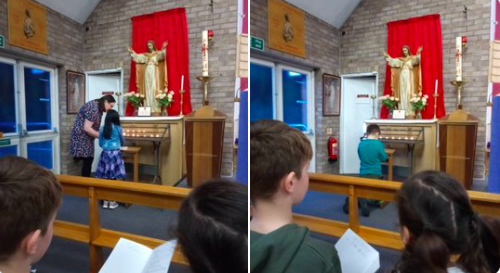 Image of Last night's First Reconciliation service with Year 3.