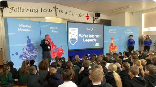 Image of Internet Safety morning with KS2 children
