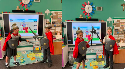 Image of Year 4 enjoyed learning about Roman soldiers in their history lesson.