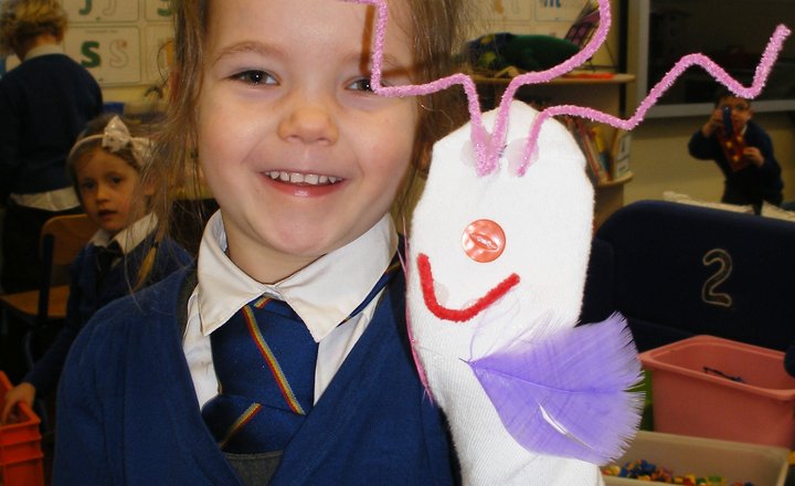 Image of Reception make sock puppets!