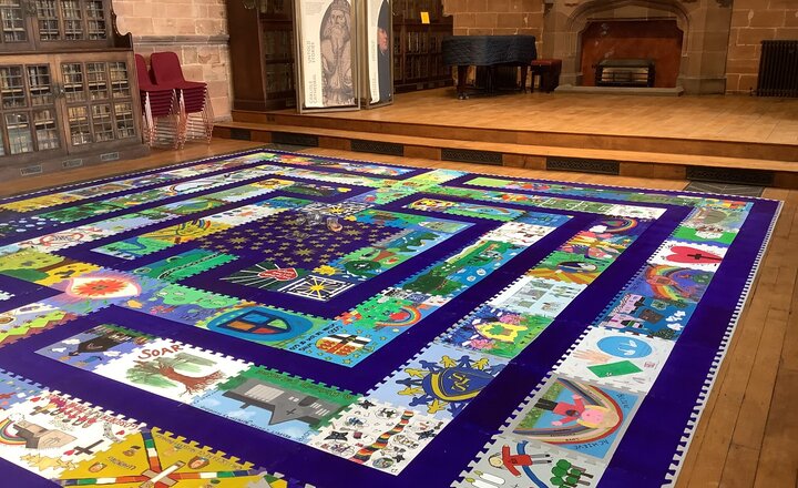 Image of Carlisle Cathedral Labyrinth - this weekend