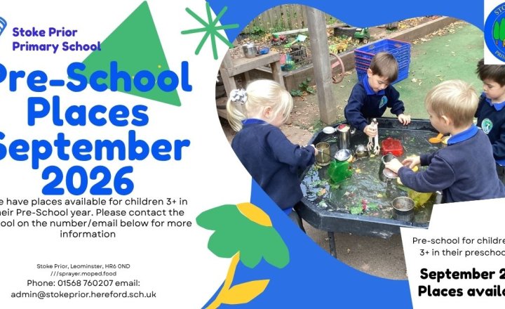 Image of Places available for Pre-School 2026