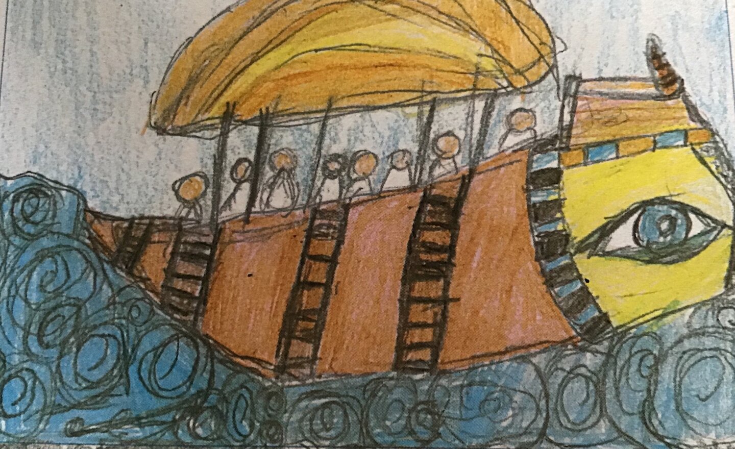 Image of Odysseus and the Cyclops storyboards