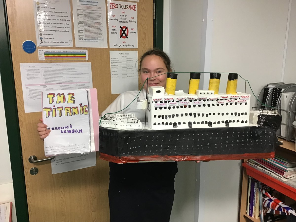 Titanic homework picture