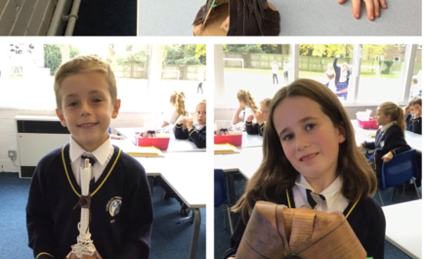 Image of Year 3 Completed Stone Age Homes