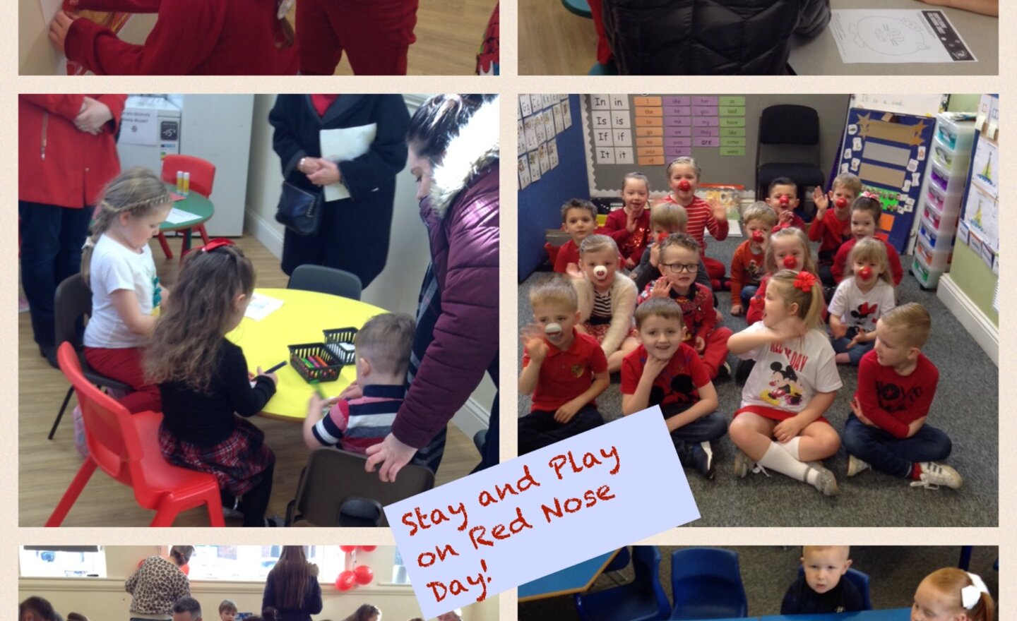 Image of Stay and Play on Red Nose Day! 