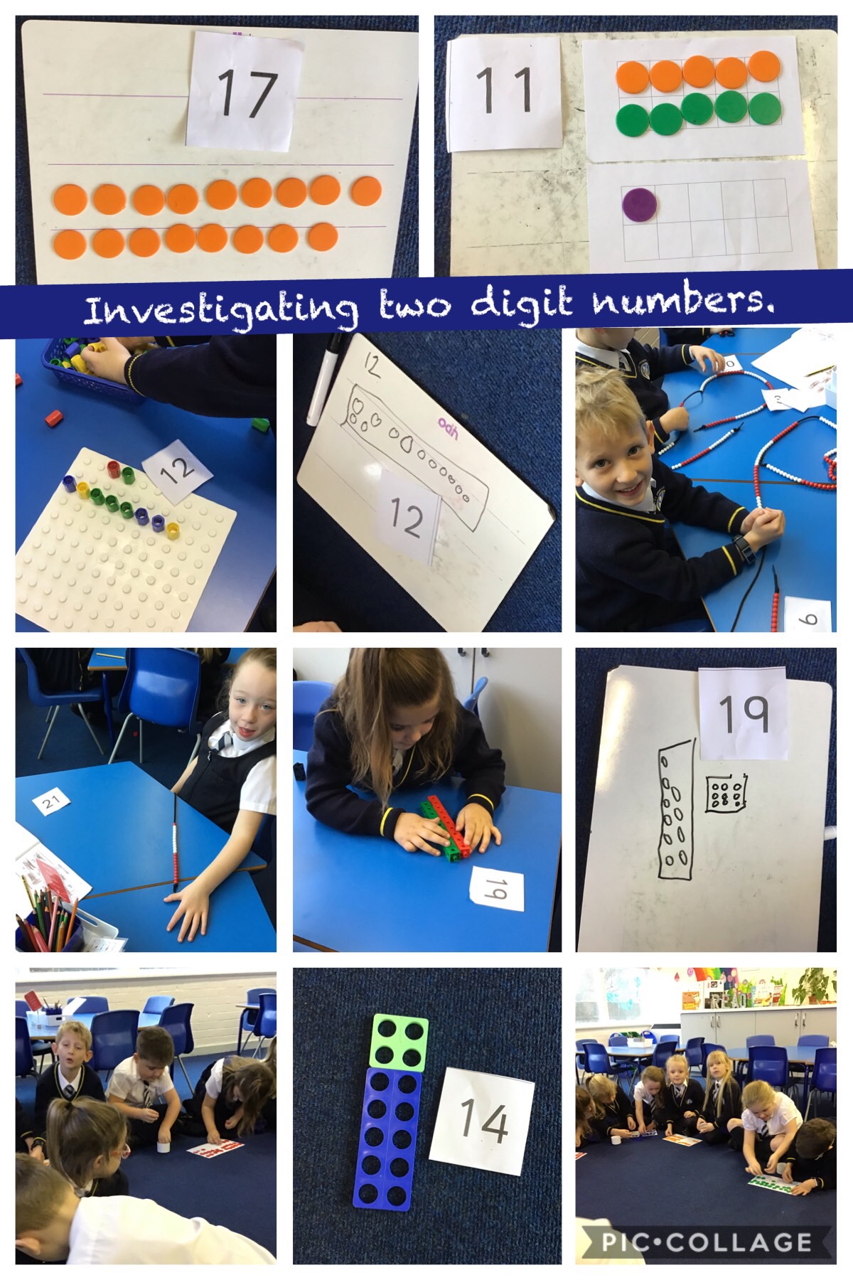 Image of Investigating two digit numbers 