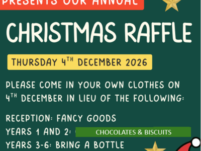 Image of Christmas Raffle Day - Own Clothes Day