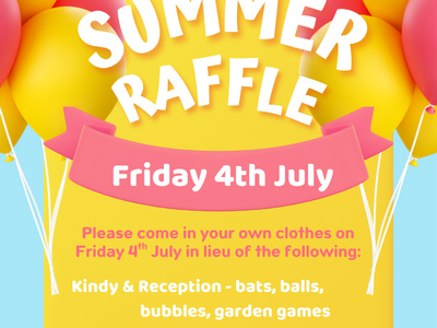 Image of Summer Raffle & Own Clothes Day