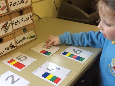 Image of kindy number work