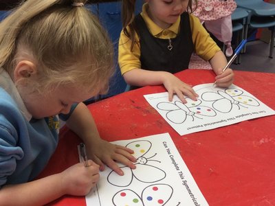 Image of kindy symmetrical patterns