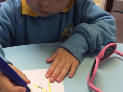 Image of Kindy writing 2