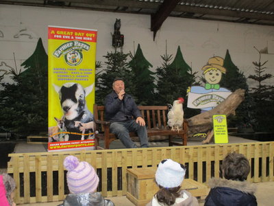 Image of Reception Farmer Parr's visit