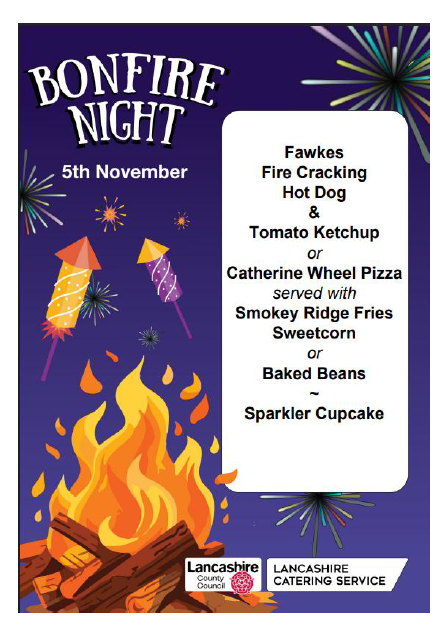 Image of Bonfire Night Themed Lunch