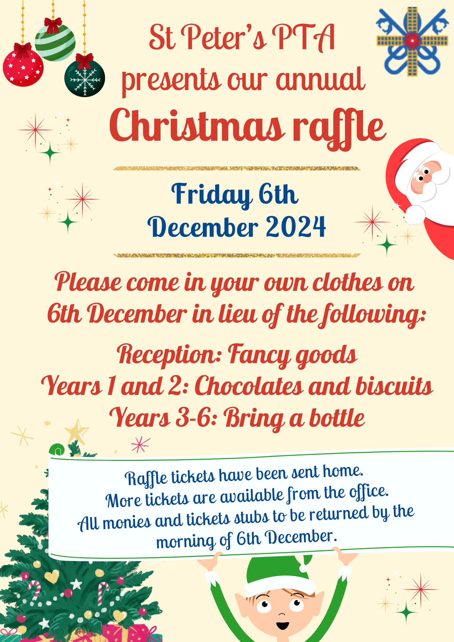 Image of Christmas Raffle - Own Clothes Day