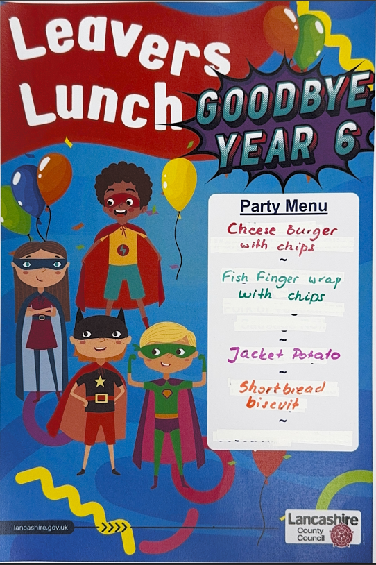 Image of Leavers Lunch - Year 6