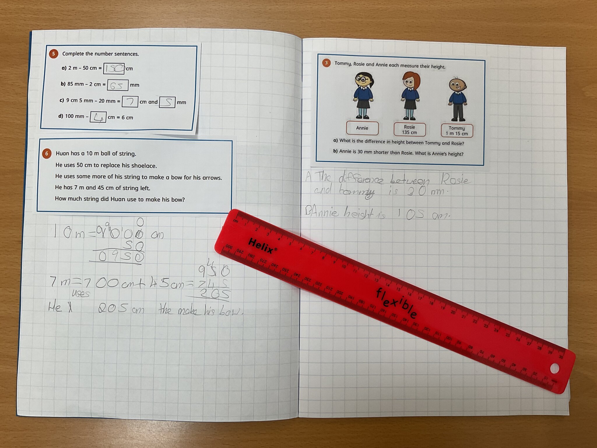 Image of Measuring Length in Team Badgers